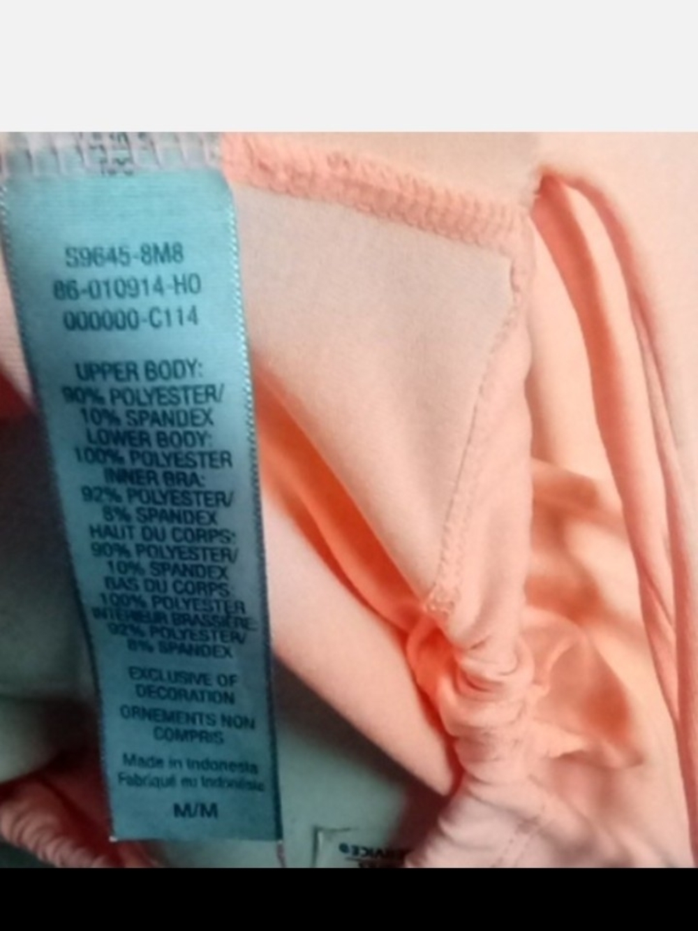 Champion Peach Drawstring Racerback Tank - Picture 3 of 6